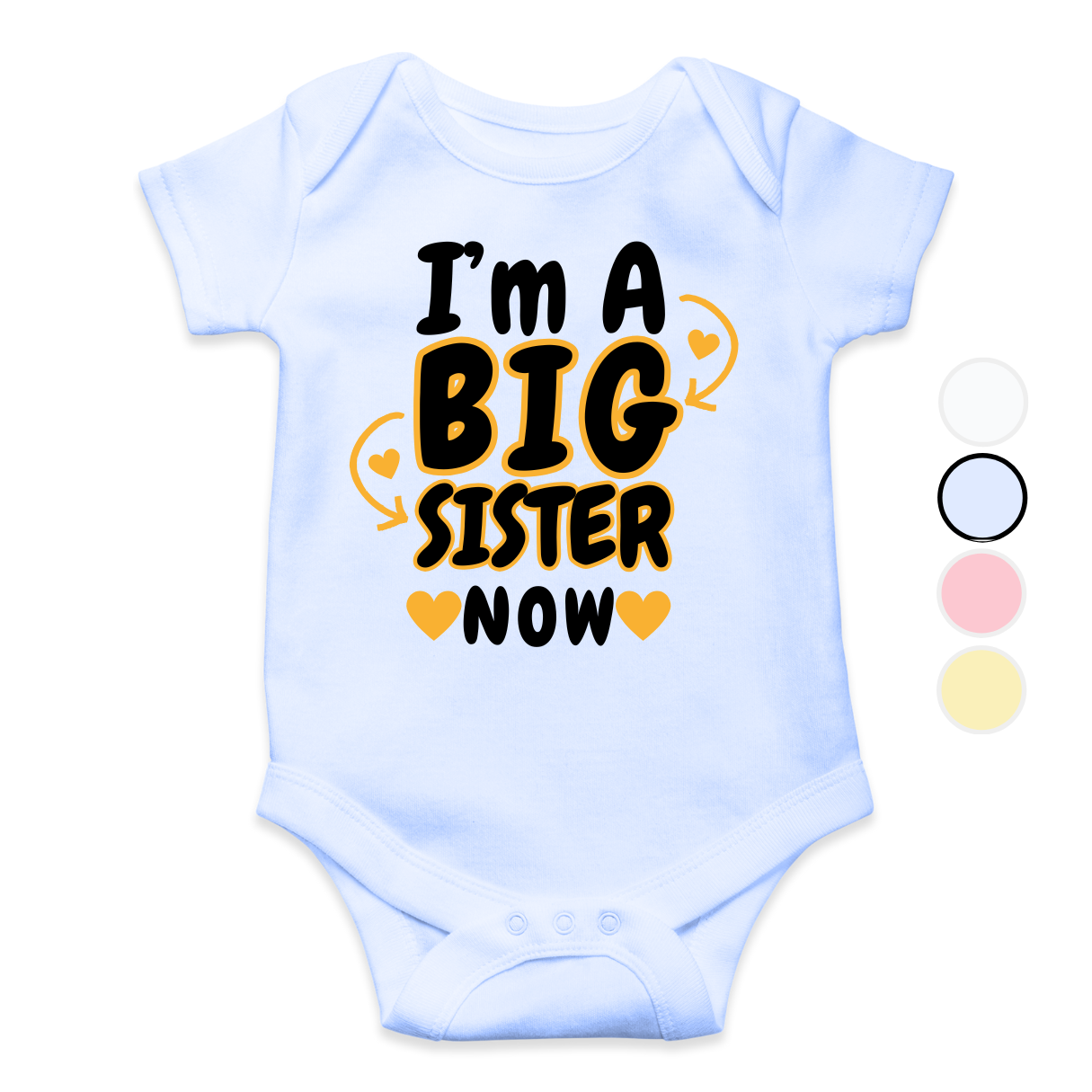 I am a big Brother/Sister custom Romper for your little one