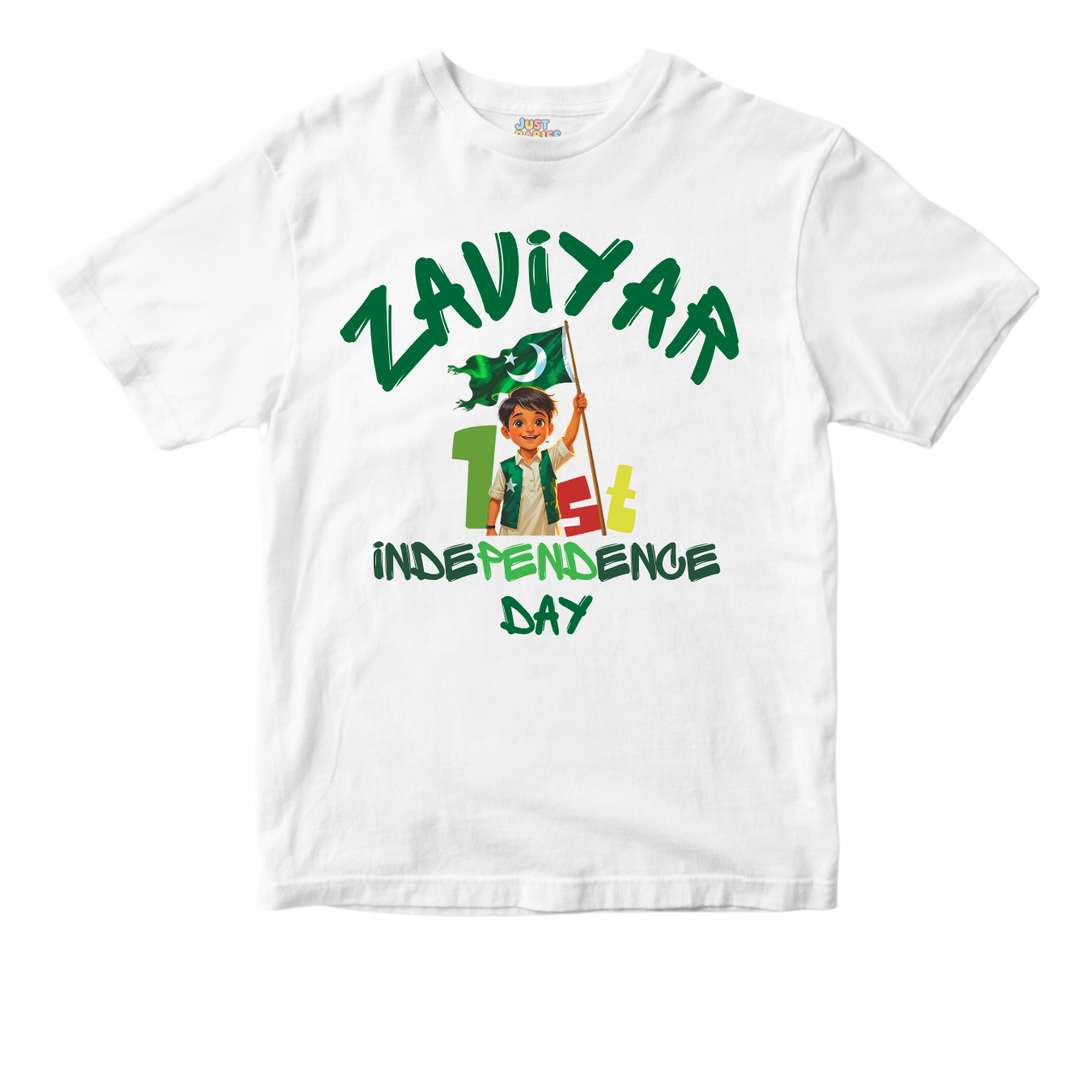 Customized Name 1st Independence Day Boy | Azadi Shirt