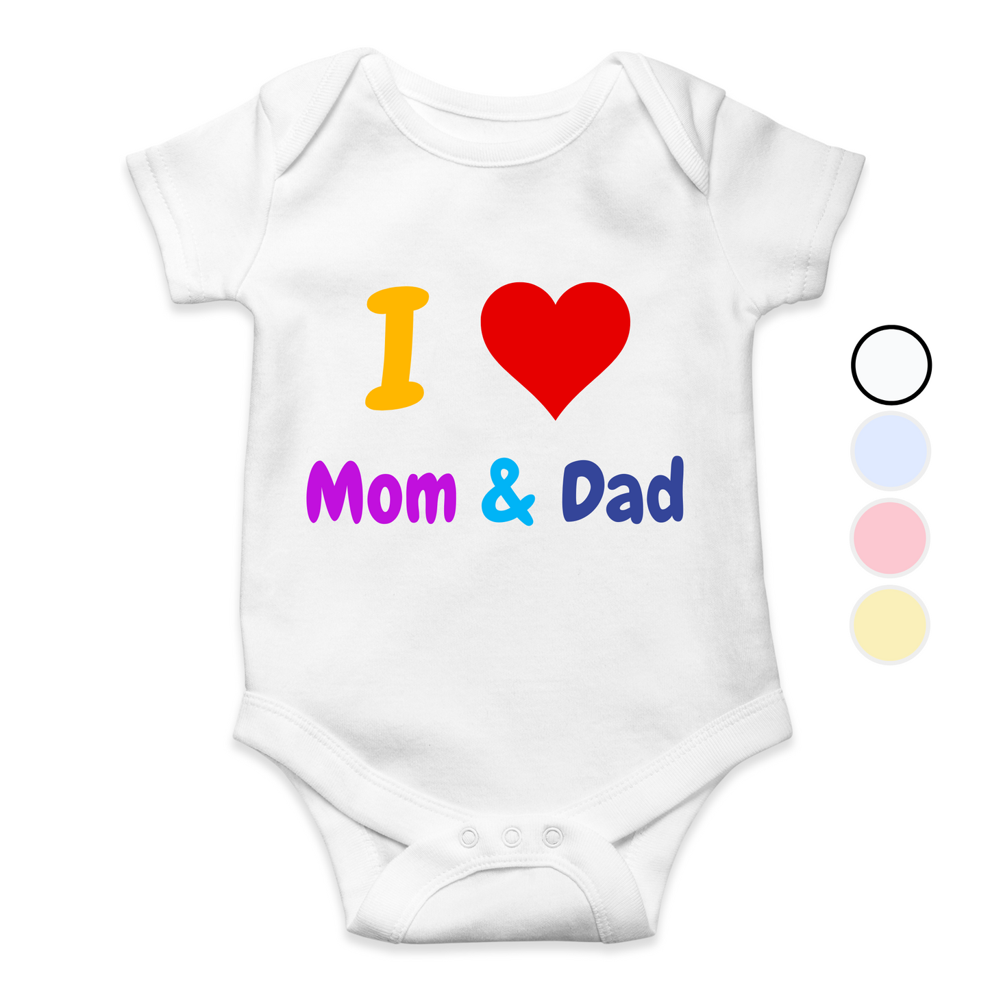 I love Mom n Dad Romper| Adorable Rompers for Your Little Star