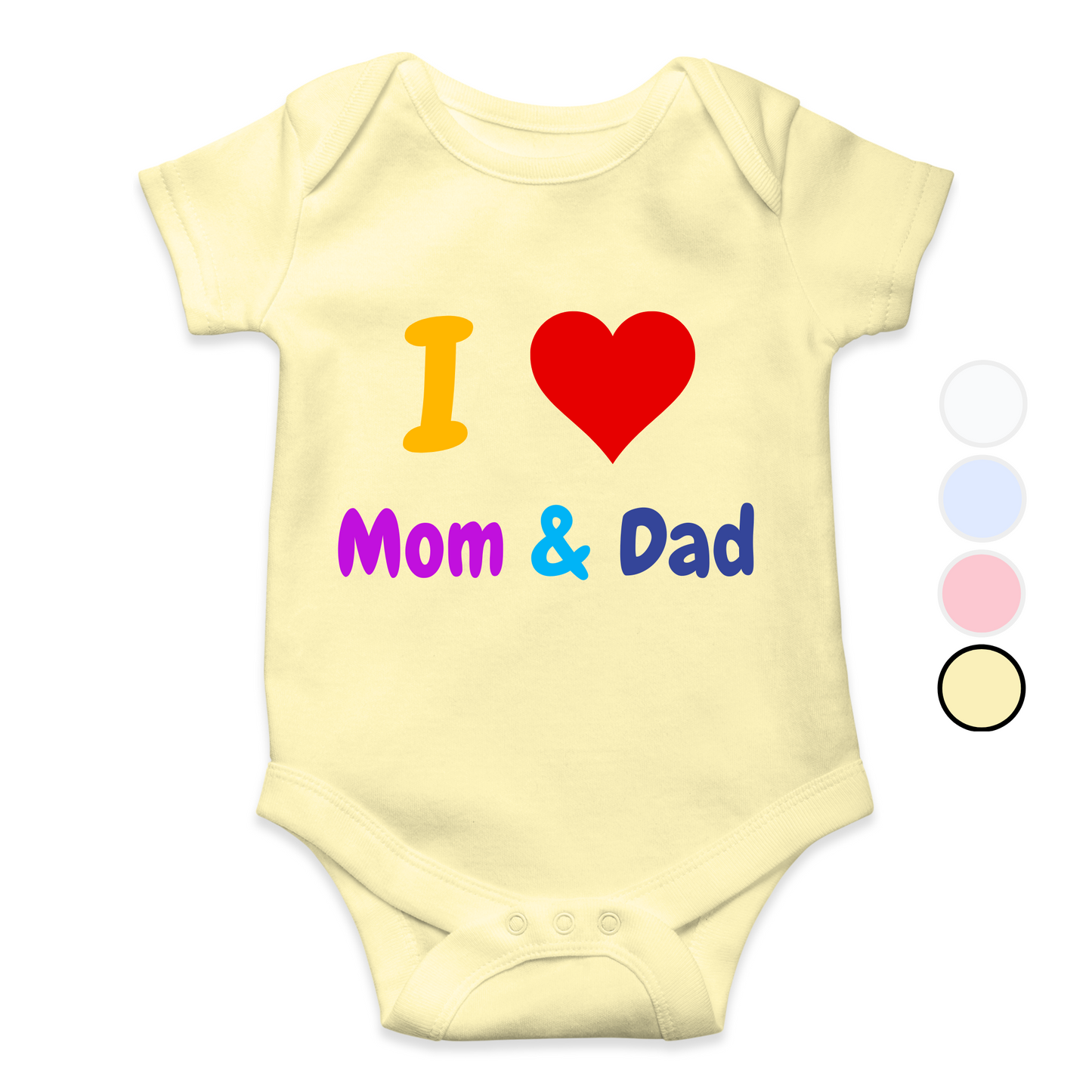 I love Mom n Dad Romper| Adorable Rompers for Your Little Star