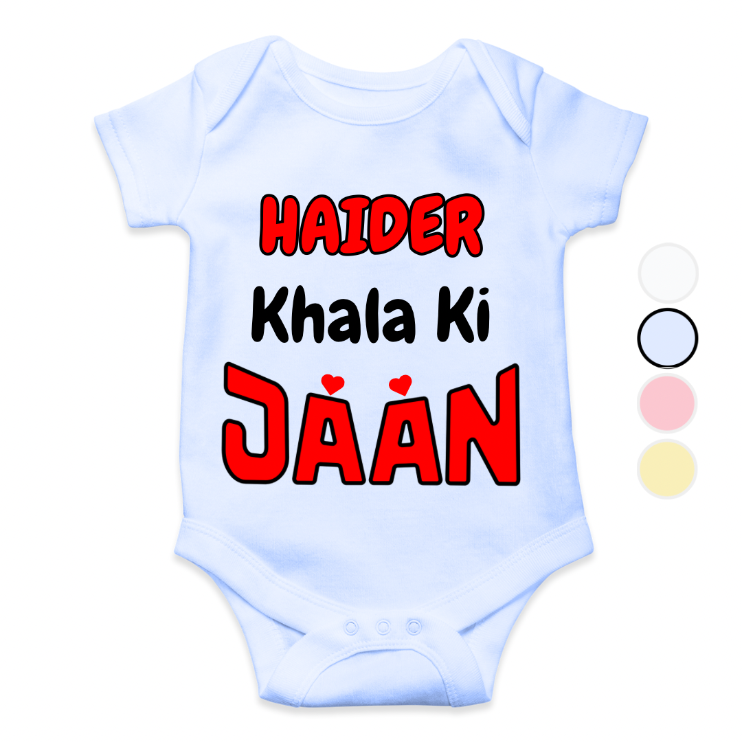 Haider Khala ki Jaan Customize Baby Romper | Adorable Rompers for Your Little Star