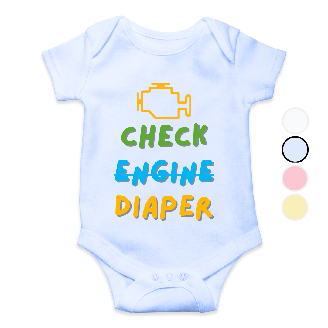 Check My Diaper Baby Romper | Adorable Rompers for Your Little Star