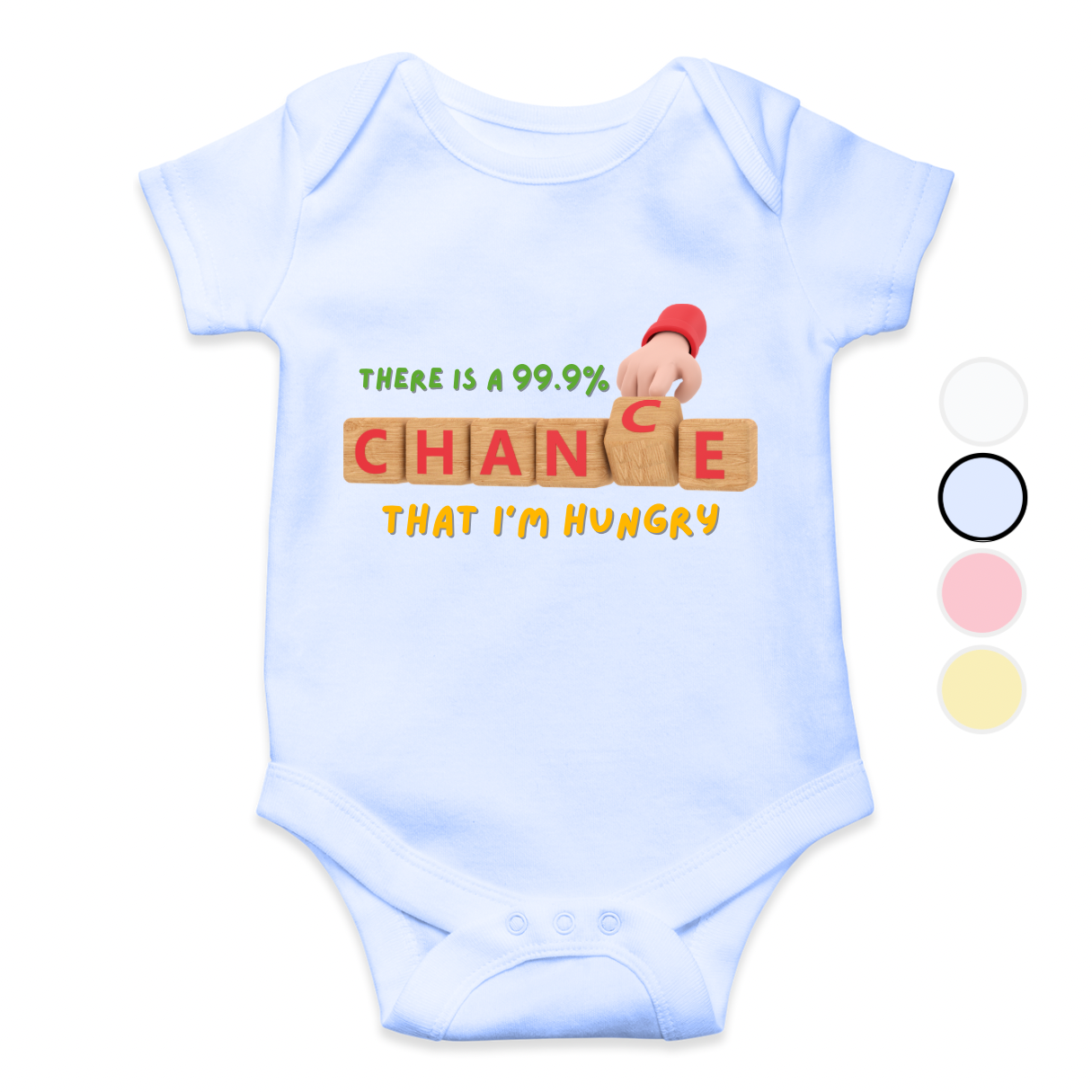 Chance I'm Hungry Baby Romper| Adorable Rompers for Your Little Star