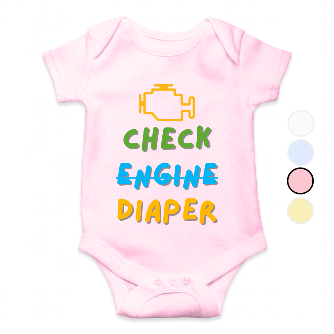 Check My Diaper Baby Romper | Adorable Rompers for Your Little Star