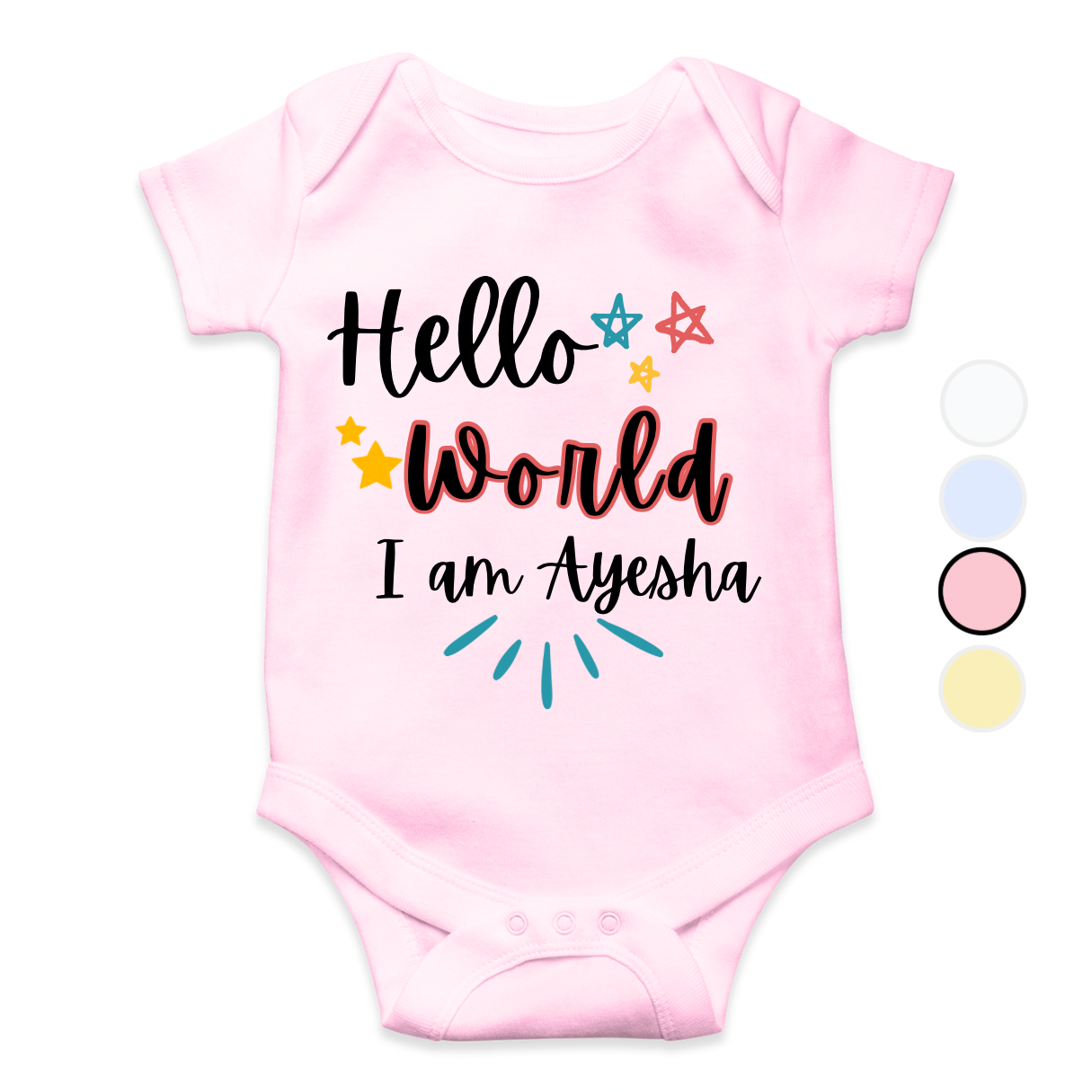 Customize Baby Welcome to the world Romper| Size 0-18 Months