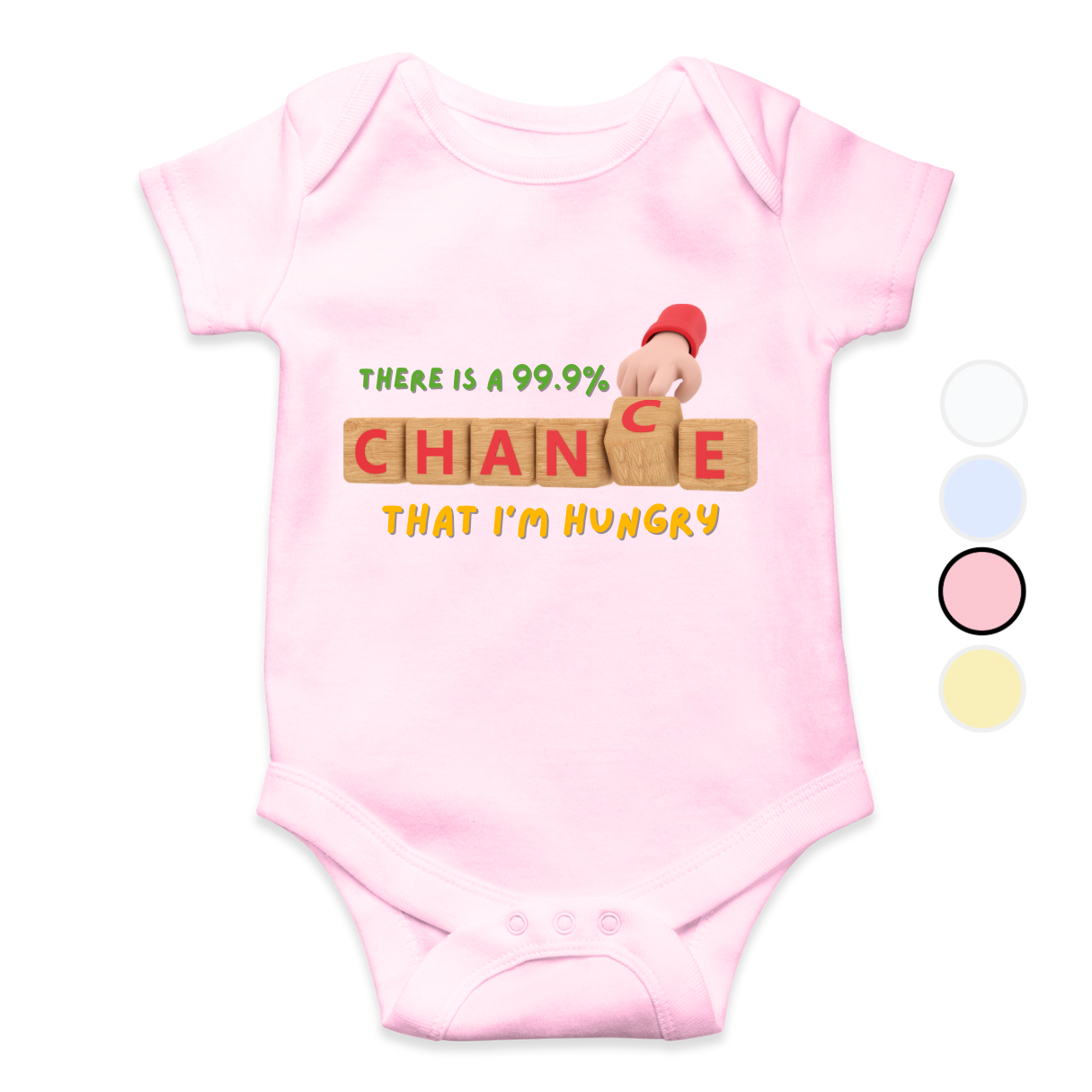 Chance I'm Hungry Baby Romper| Adorable Rompers for Your Little Star
