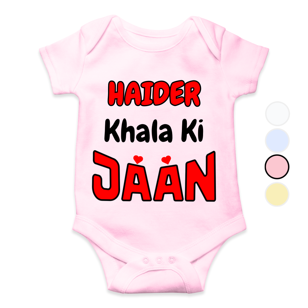 Haider Khala ki Jaan Customize Baby Romper | Adorable Rompers for Your Little Star