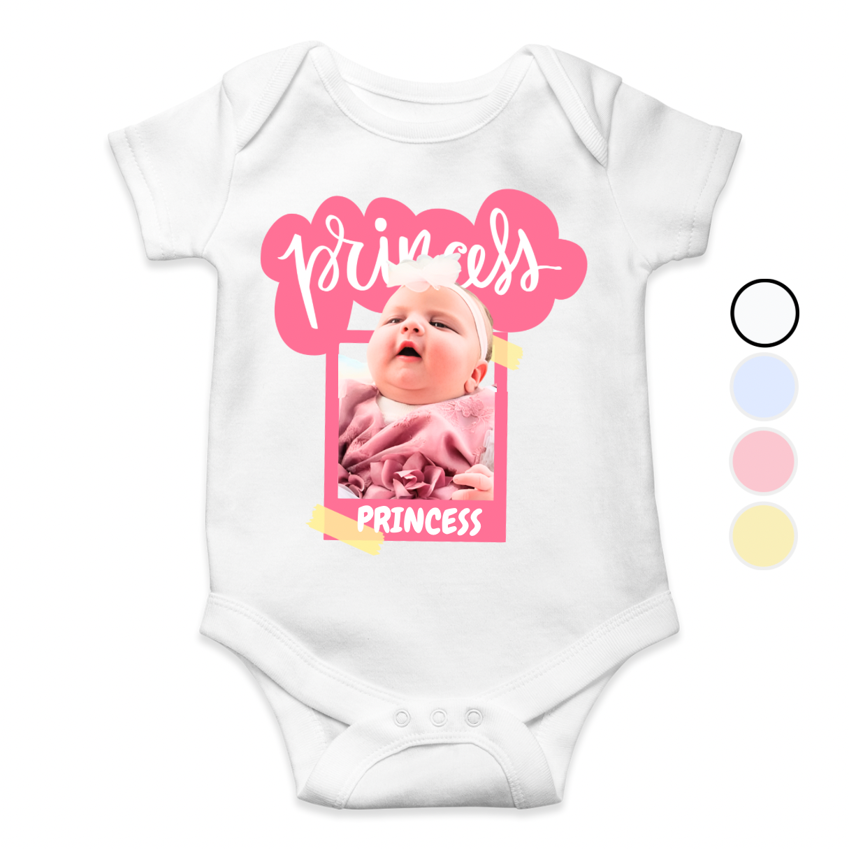 Customize Baby Princess Picture Rompers | For Your Loved Ones
