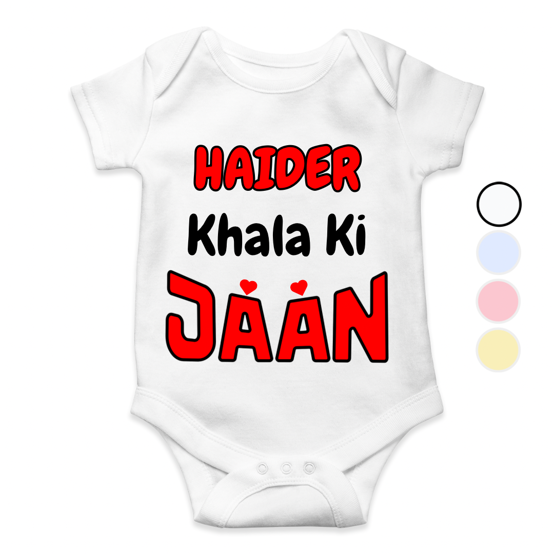 Haider Khala ki Jaan Customize Baby Romper | Adorable Rompers for Your Little Star