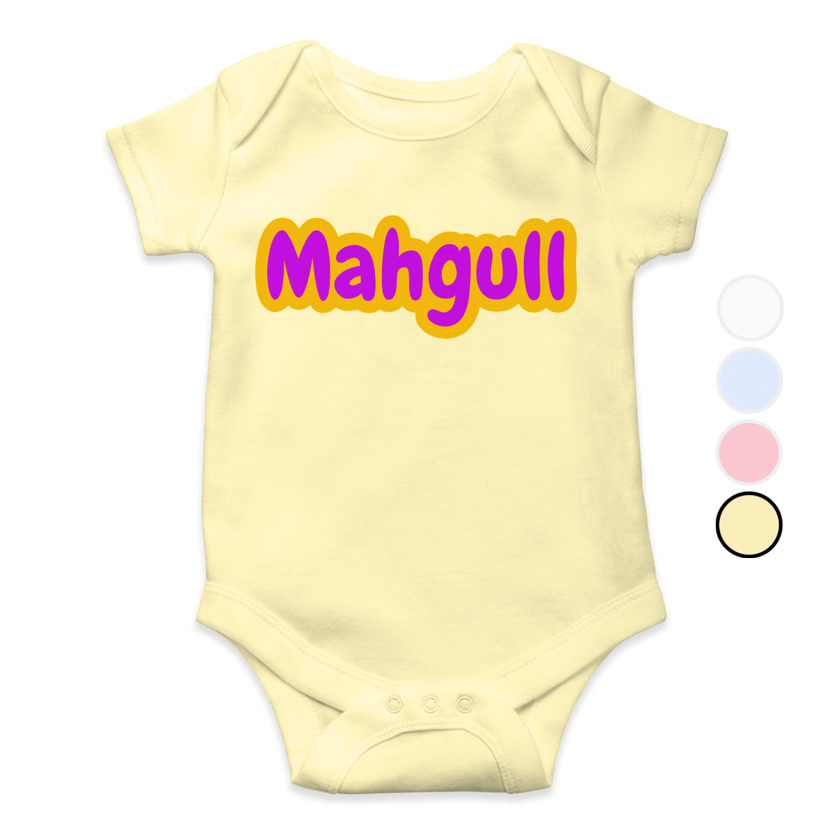 Custom Baby Name Romper| Size 0-12 Months