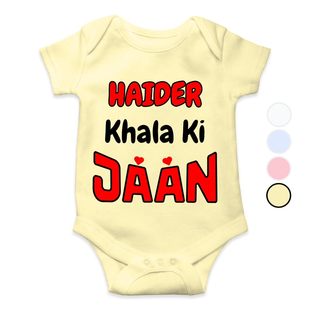 Haider Khala ki Jaan Customize Baby Romper | Adorable Rompers for Your Little Star