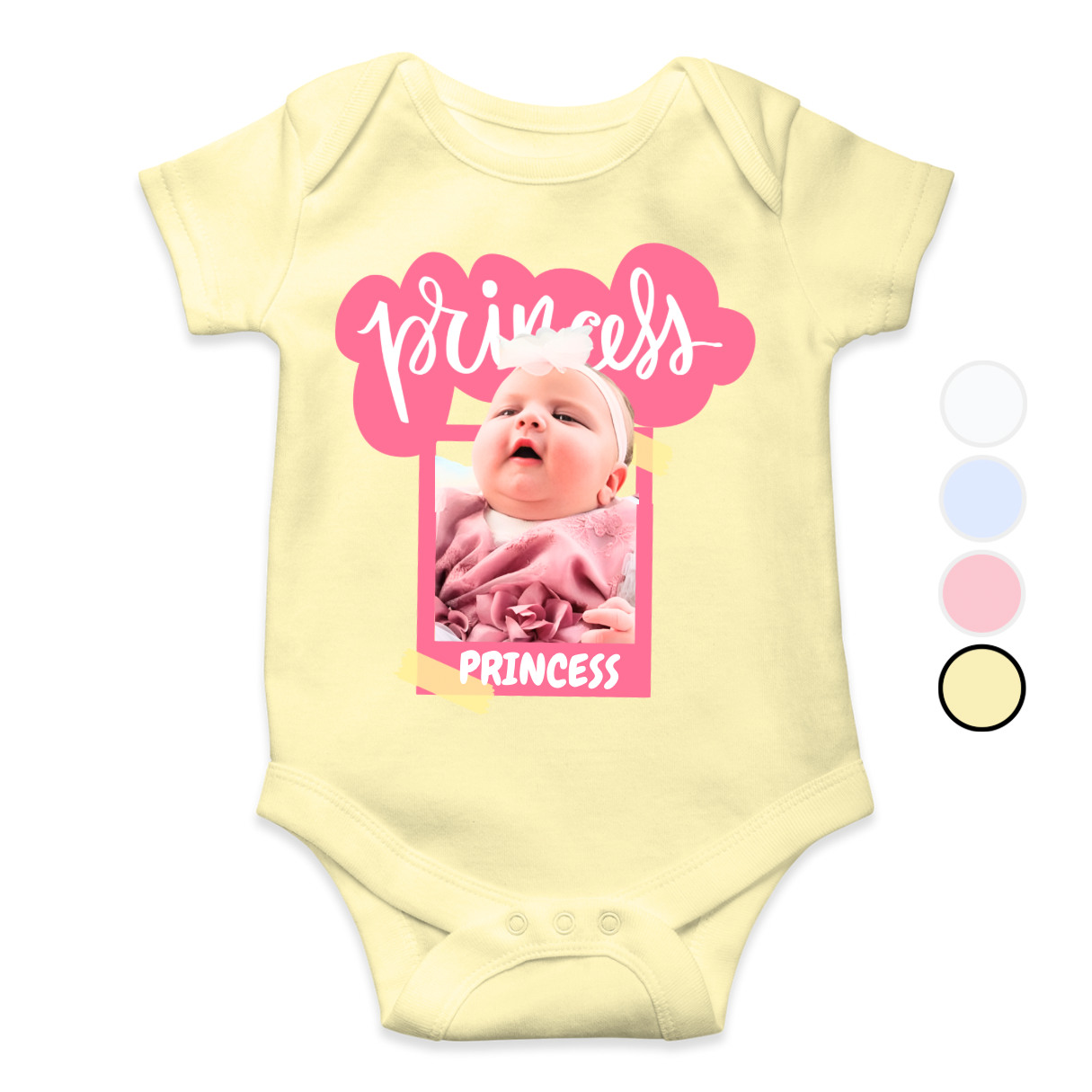 Customize Baby Princess Picture Rompers | For Your Loved Ones