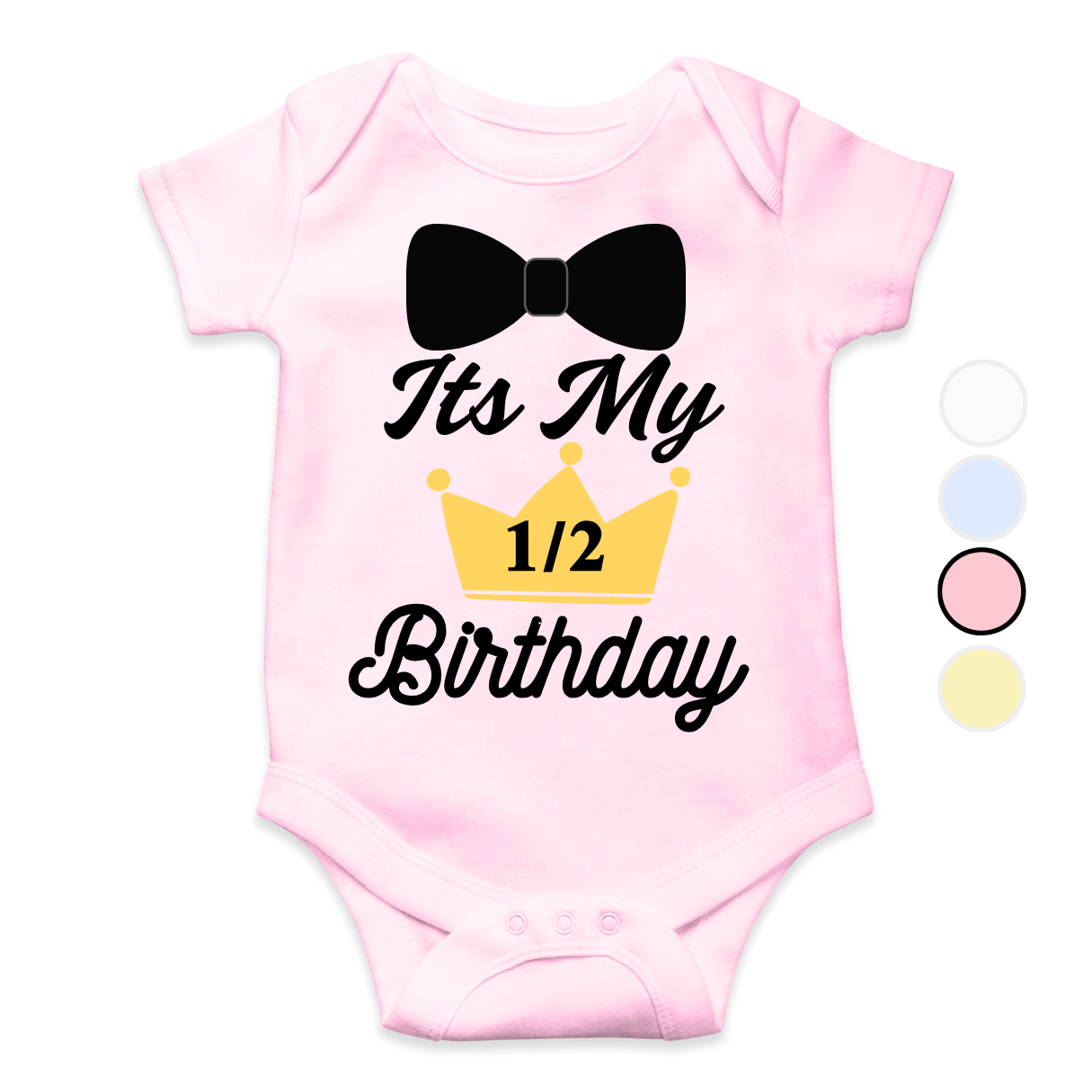Its my half birthday Bow | New Born to 18 Months