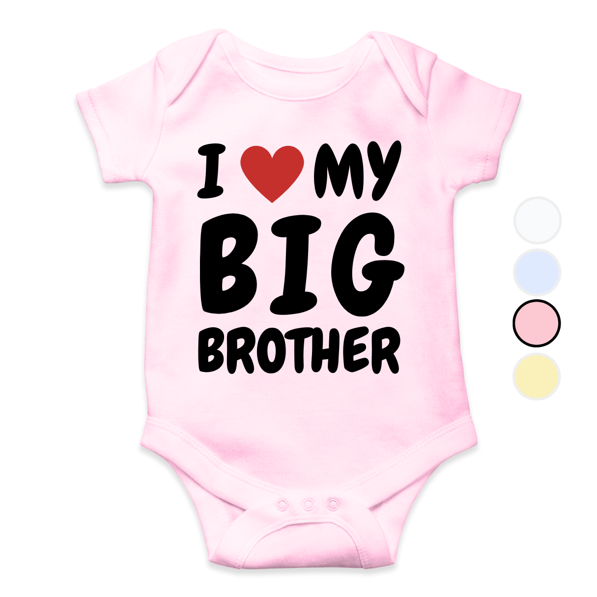 I love my big Brother/Sister custom Romper for your little one