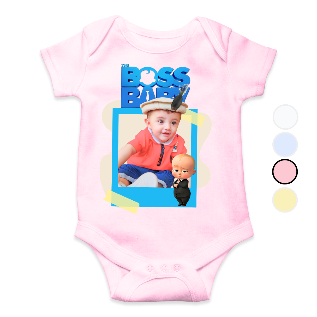 Customize Boss Baby Picture Name Romper