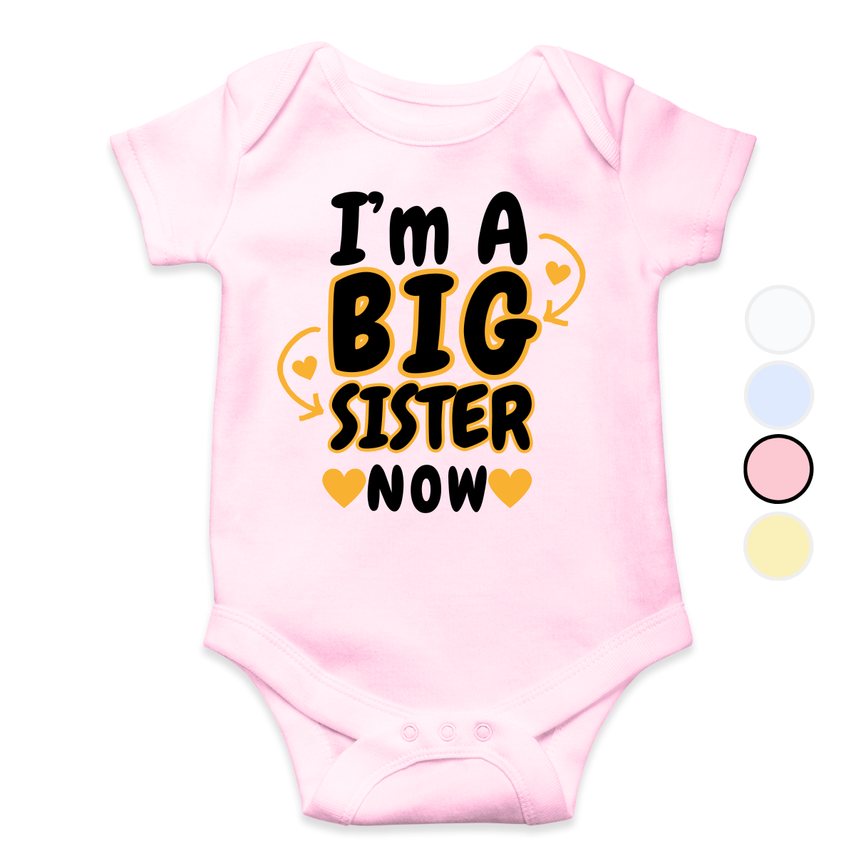 I am a big Brother/Sister custom Romper for your little one