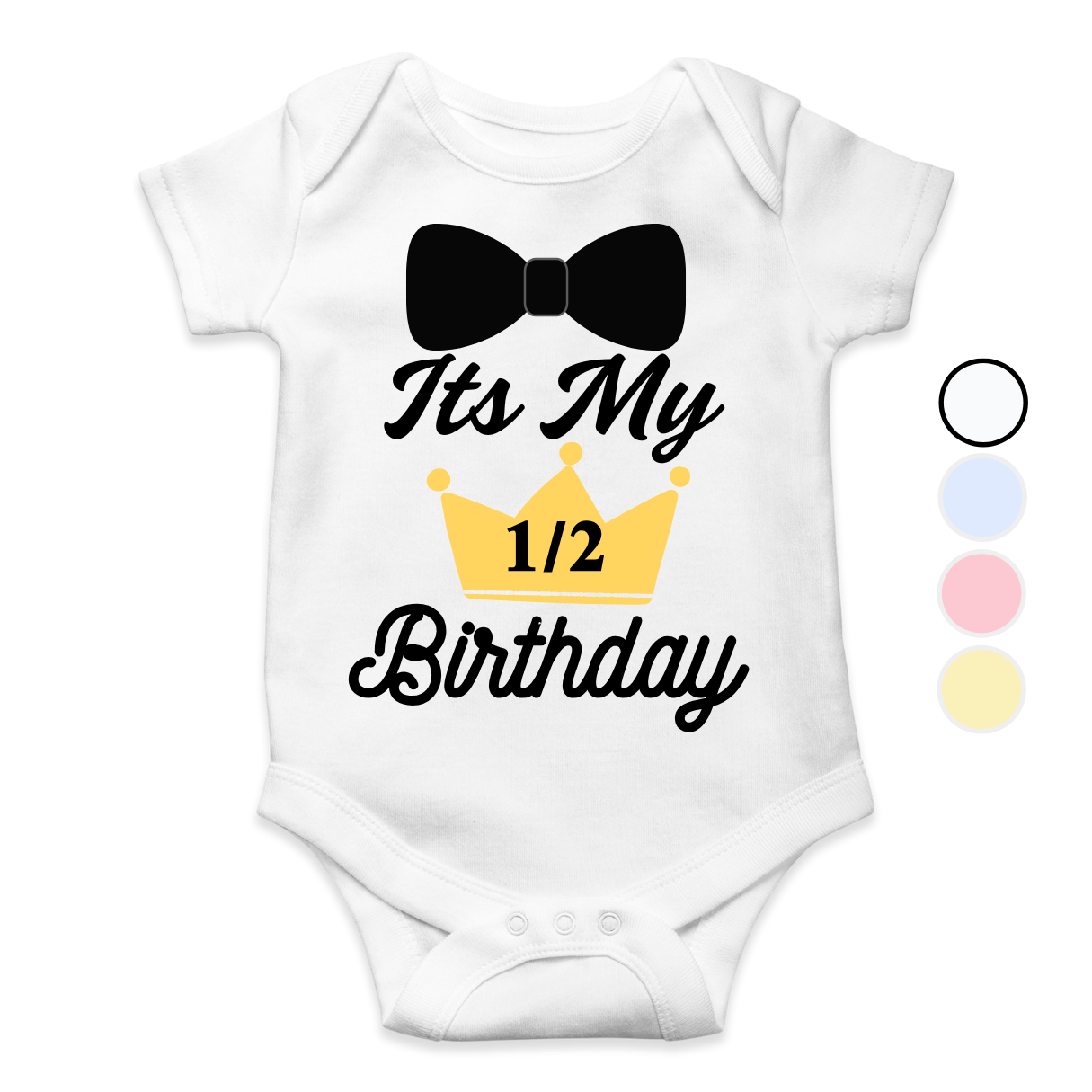 Its my half birthday Bow | New Born to 18 Months