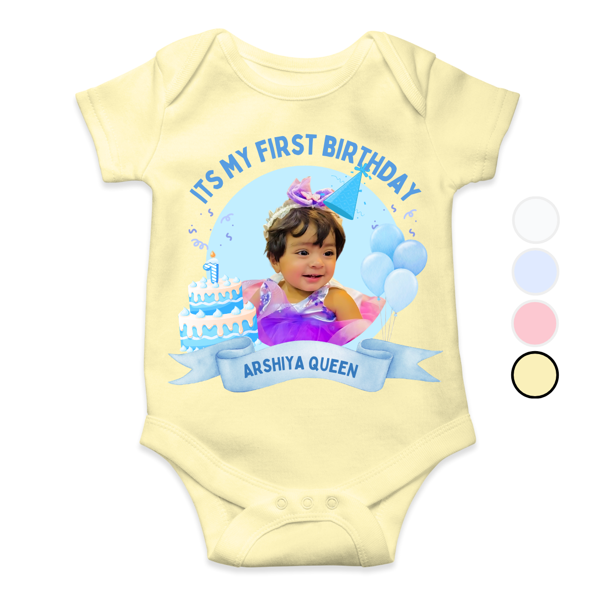 Customize Birthday Baby Picture Rompers | For Your Loved Ones