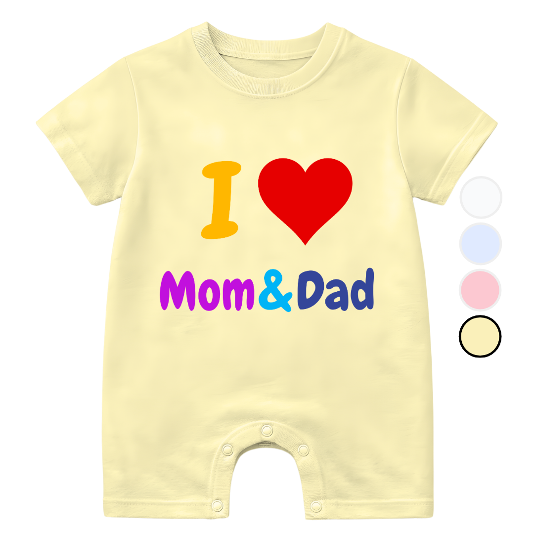 I love Mom n Dad | Size 0-3 Years