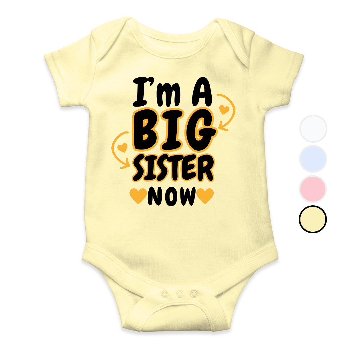 I am a big Brother/Sister custom Romper for your little one