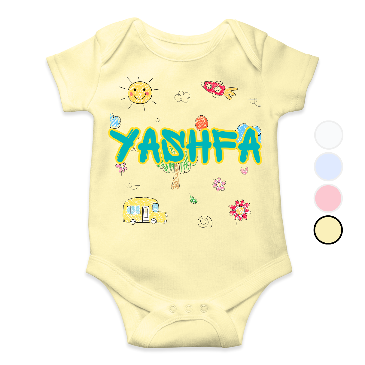 Custom Name Baby Romper 2025| New Born-18 Months