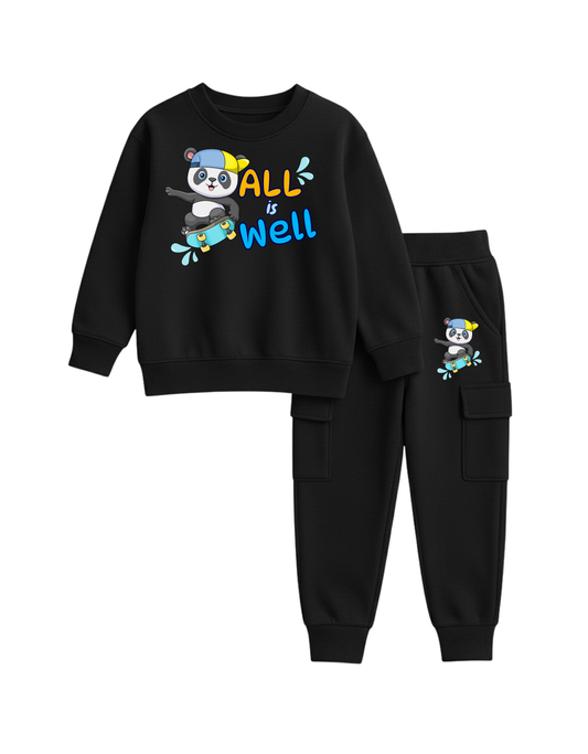 All is well Panda TrackSuit | 1-10 years