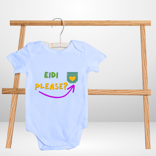 My Eidi Please Pocket 2 Romper | Eid Romper