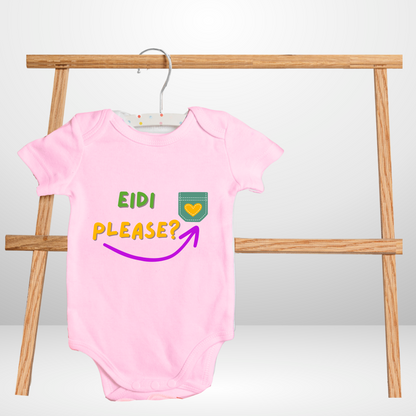 My Eidi Please Pocket 2 Romper | Eid Romper