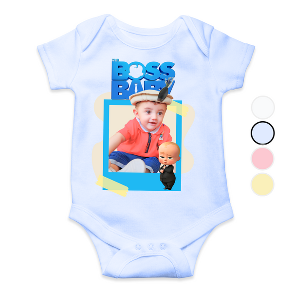 Customize Boss Baby Picture Name Romper
