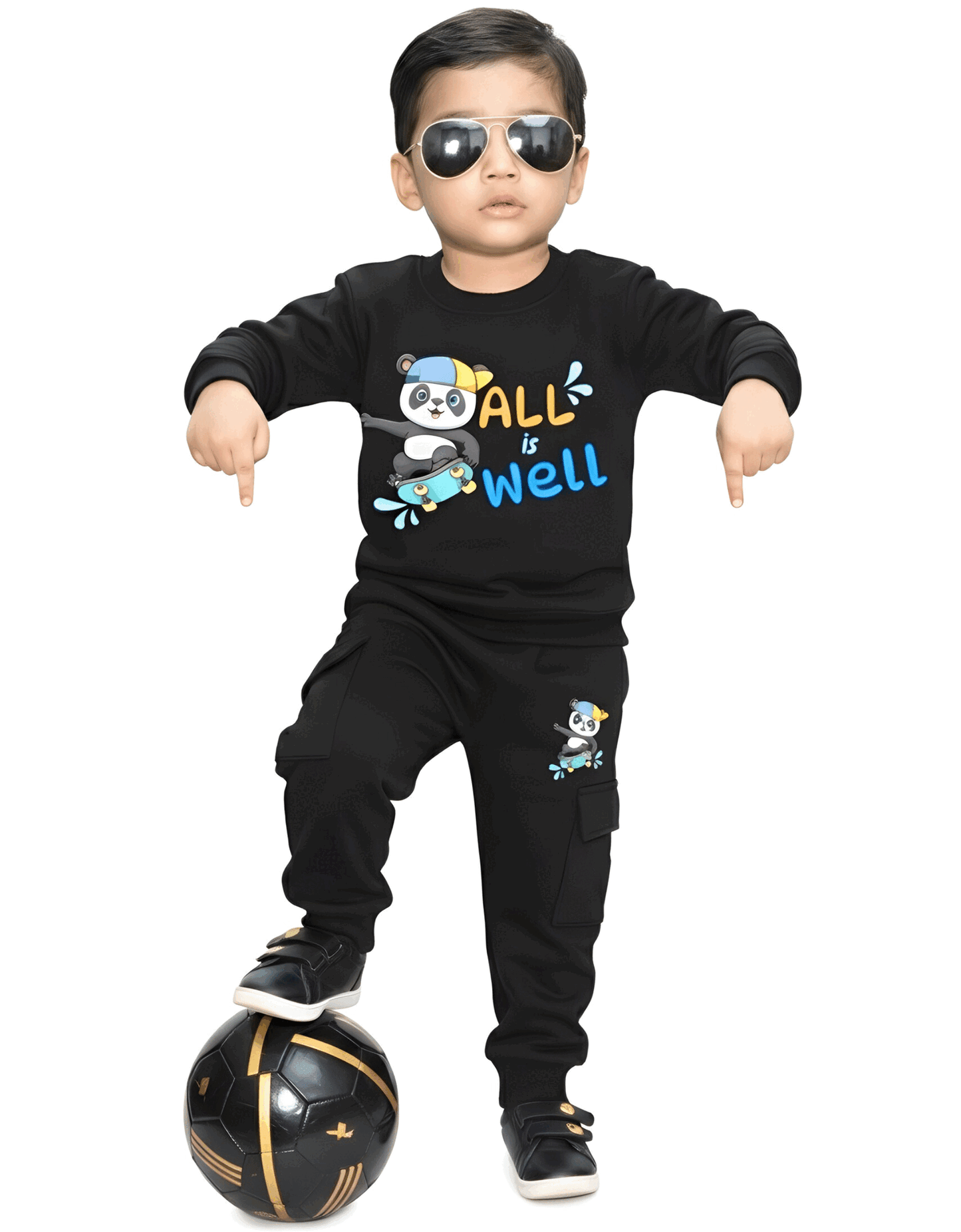 All is well Panda  TrackSuit | 1-10 years