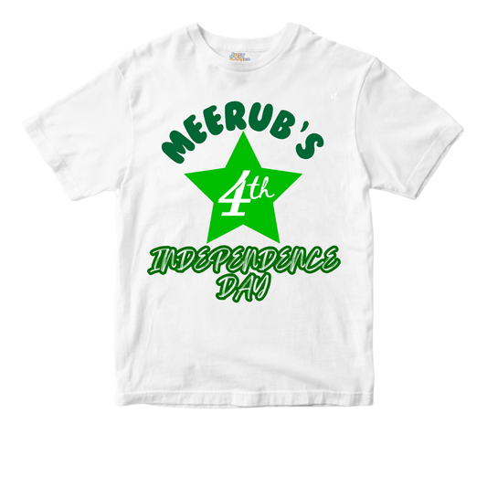 Custom Name 1st Independence Day Star 1st Shirt | Azadi Shirt
