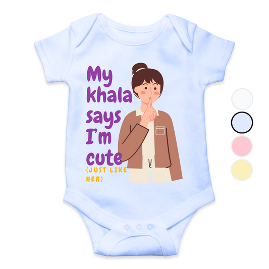 Cute Khala Romper | Adorable Rompers for Your Little Star
