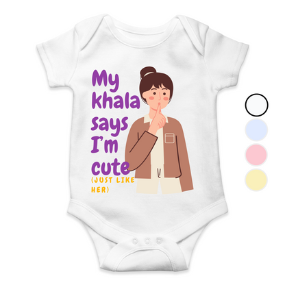 Cute Khala Romper | Adorable Rompers for Your Little Star