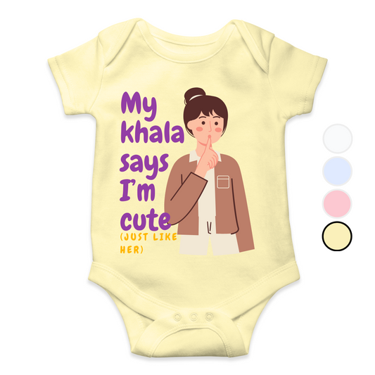 Cute Khala Romper | Adorable Rompers for Your Little Star