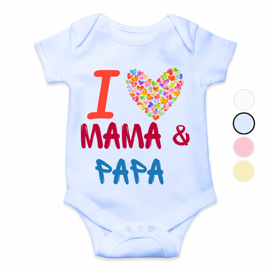 I love Mama and Papa Romper| Adorable Rompers for Your Little Star
