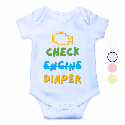 Check My Diaper Baby Romper | Adorable Rompers for Your Little Star