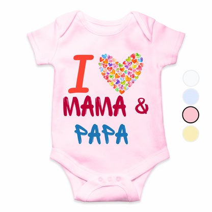 I love Mama and Papa Romper| Adorable Rompers for Your Little Star