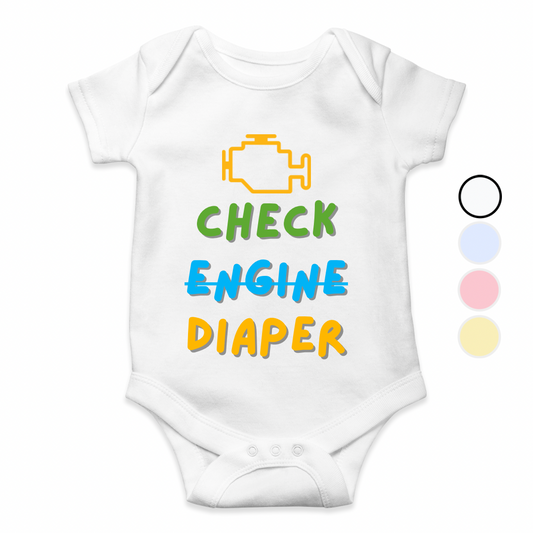 Check My Diaper Baby Romper | Adorable Rompers for Your Little Star