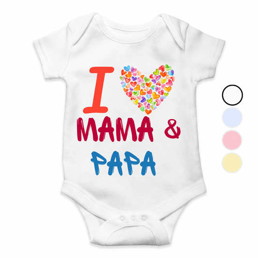 I love Mama and Papa Romper| Adorable Rompers for Your Little Star