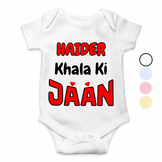 Haider Khala ki Jaan Customize Baby Romper | Adorable Rompers for Your Little Star