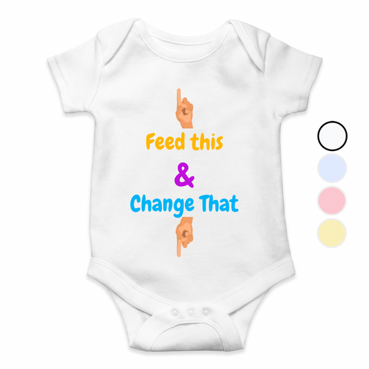 Feed this ,Change that Cute Baby Romper | Adorable Rompers for Your Little Star
