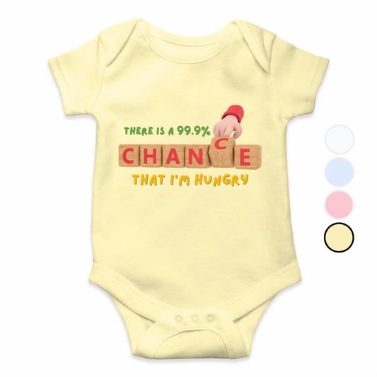 Chance I'm Hungry Baby Romper| Adorable Rompers for Your Little Star