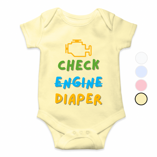 Check My Diaper Baby Romper | Adorable Rompers for Your Little Star