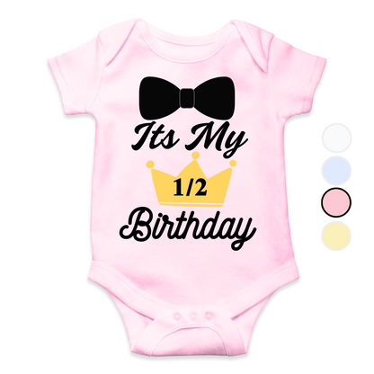 Its my half birthday Bow | New Born to 18 Months