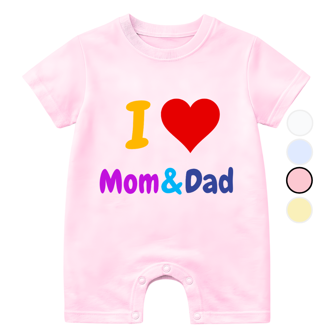 I love Mom n Dad | Size 0-3 Years