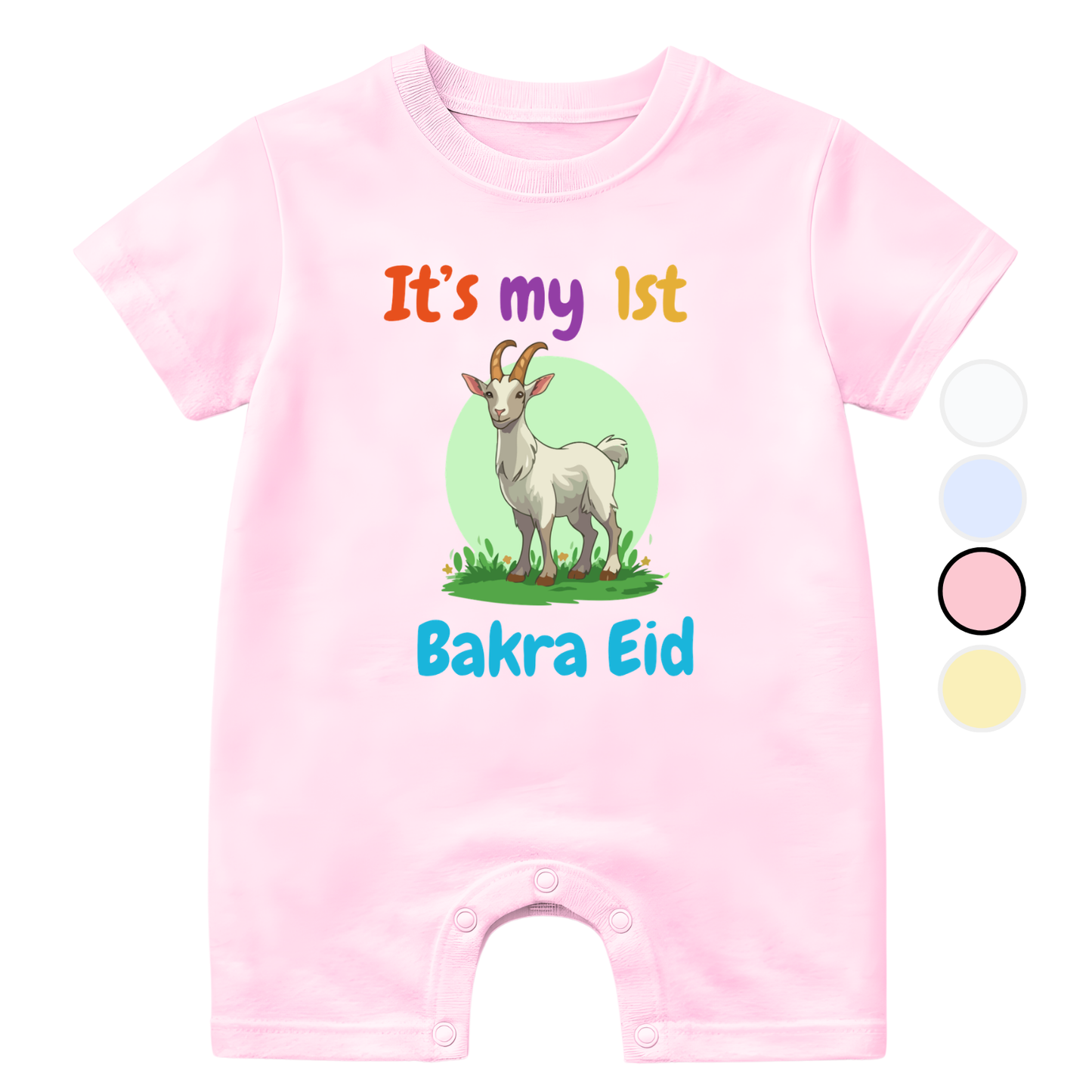 Customized Its my 1st Bakra Eid Green Bakra | Eid Ul Adha