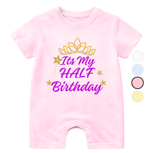 Its my half birthday Crown Magic | New Born to 18 Months