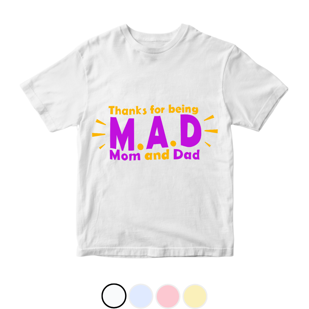Thanks For being Mom & Dad | Size 0-3 Years