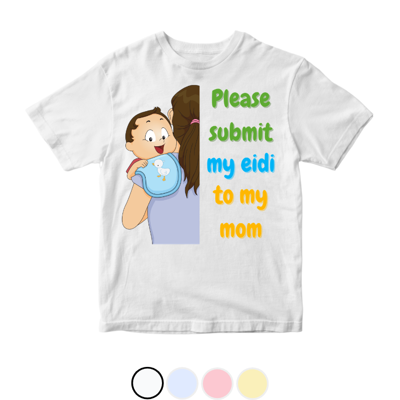 Comic Submit My Eidi Romper | Eid Romper