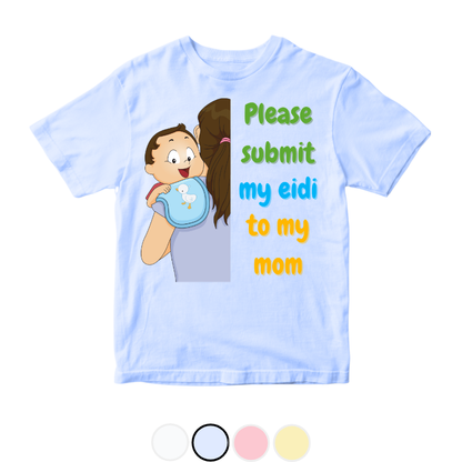 Comic Submit My Eidi Romper | Eid Romper